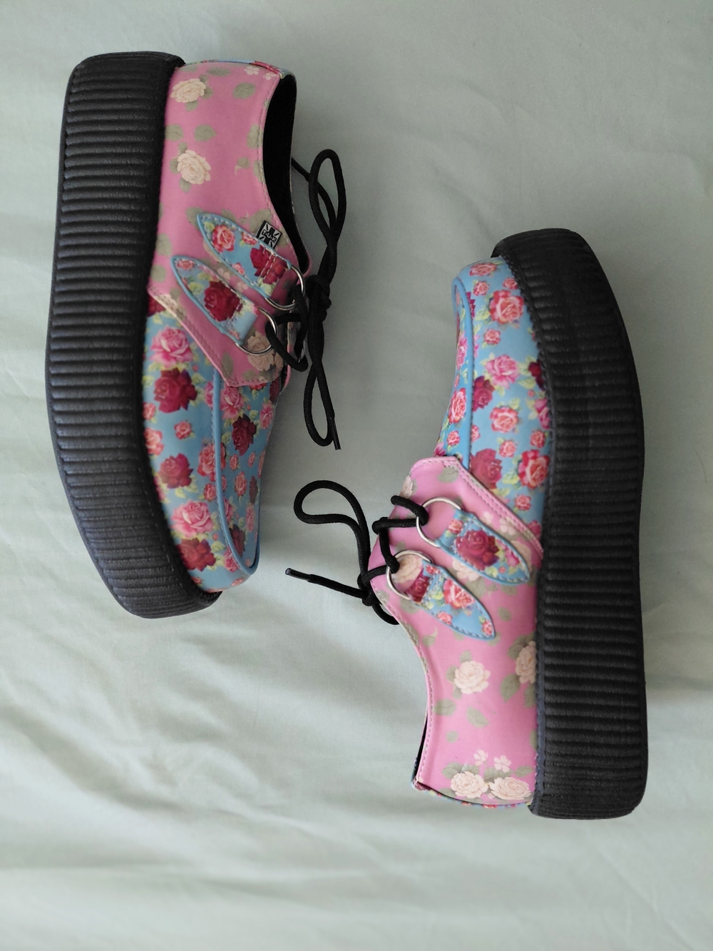 T.U.K. Creepers Mixed Floral Pattern - Picture 6 of 7